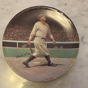 Vintage Baseball Collector's Plate